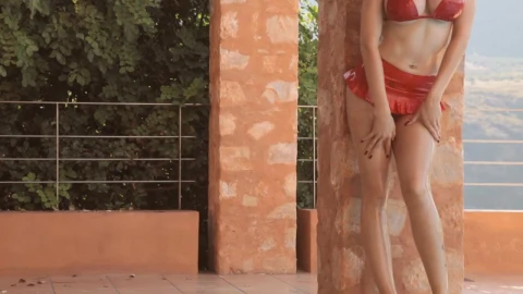 Susan Wayland Aka SWAY - Bikini Pool Dance