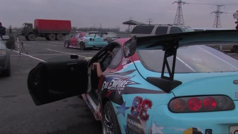 Toyota Supra Boobs Drift