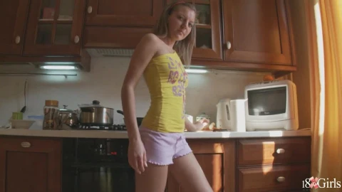 Lilly - Masturbation And Kitchen