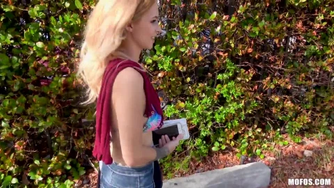 Bikini Teen Sucks Cock For Money