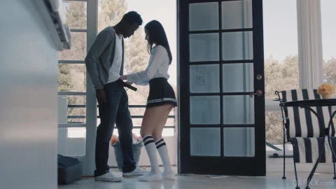 Curious Schoolgirl
