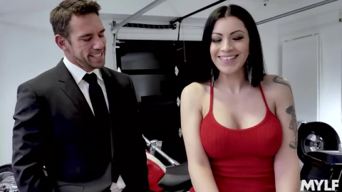 Quick Ride On A Biker's Dick