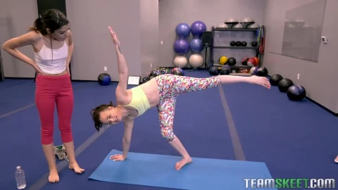 Yoga And Pussy Stretching