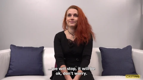 Red And Cute Katka, Porn Casting